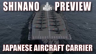 Shinano IJN Japanese Aircraft Carrier World of Warships CV Wows Review [upl. by Danyluk408]