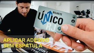 COMO APLICAR UM ADESIVO SEM ESPÁTULA [upl. by Yedorb564]