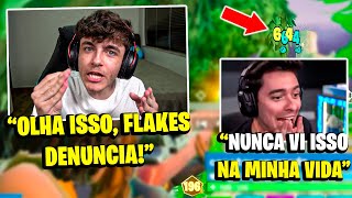 FLAKES ANALISA HACKER pela PRIMEIRA VEZ com SUETAM no Fortnite [upl. by Beniamino821]