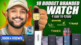 10 Best Budget Watch for College 🔥 Men Watch Haul Review 2024  Timex Fastrack HMT  One Chance [upl. by Alleuqcaj]