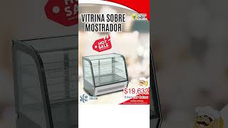 ✅ Vitrina Refrigerada sobre mostrador 120 Lts MIGSA  RTW120L [upl. by Yetac]