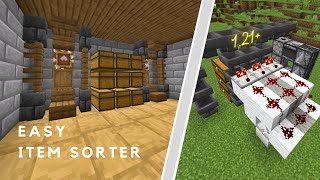 Easy Item Sorter TUTORIAL  121 [upl. by Goldwin195]