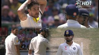 Virat Kohli vs Johnson Fight India vs Australia 3rd Test match Highlights 2014 [upl. by Seale]