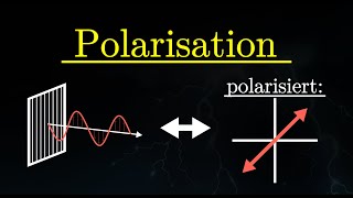 Polarisation von Licht und Polarisationsfilter Physik [upl. by Uriiah]