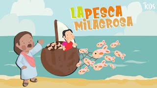 Los milagros de Jesús  Cuentos para niños  Historias para dormir Jesús y la Pesca Milagrosa [upl. by Lamak580]