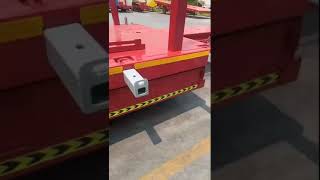 China Low Bed Trailer FactoryFactory Price Low Bed TrailerHydraulic pullout test [upl. by Criswell]