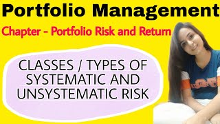 types of systematic risk  types of unsystematic risk  classes of systematic amp unsystematic risk [upl. by Tiebold]