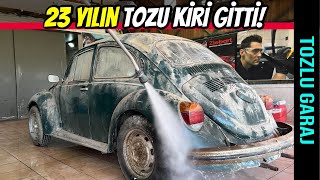 TOZLU GARAJ  VW Beetlea 23 Yılın Ardından Detaylı Temizlik [upl. by Lazaro594]