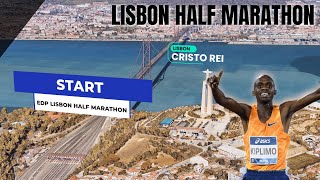 LisbonLisboa Half Marathon 2024 l Course  Live [upl. by Williamson192]