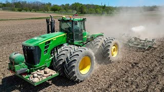 John Deere 9630 Tractor Applying NH3 [upl. by Nnyleitak]