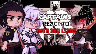 •Captains React to ASTA amp LIEBE• Black Clover [upl. by Corrine]