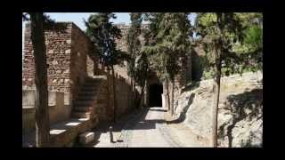 Alcazaba de Malaga Арабская крепость Алькасаба в Малаге [upl. by Ardnuahs19]