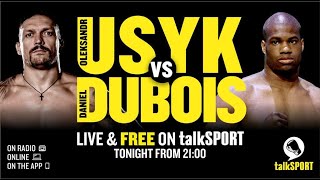 LIVE Oleksandr Usyk v Daniel Dubois watchalong on talkSPORT Boxing 🥊 [upl. by Arek]