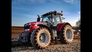 Orka i Siew Łubinu 2018  W akcji 2 duże zestawy Massey Ferguson 7618 amp NewHolland T7050 [upl. by Nyliuqcaj]