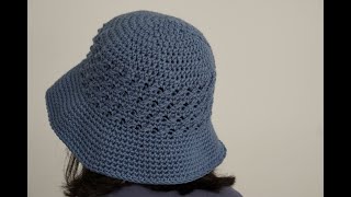 bucket hat crochet [upl. by Ihtak]