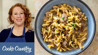 How to Make Ground Beef Stroganoff [upl. by Baxie]