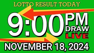 LIVE 9PM LOTTO RESULT TODAY NOV 19 2024 2D3DLotto 9pmlottoresultnovember192024 swer3result [upl. by Jim]