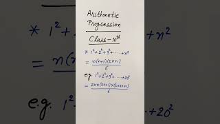 arithmeticprogression class10maths shortsviral [upl. by Constancia748]