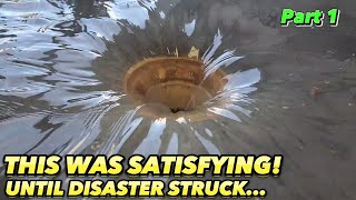 Jet Cleaning a ROTTEN Blocked Drain which turned into a NIGHTMARE [upl. by Hotze759]