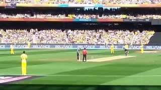 Cricket World Cup Final 2015 MCG First Ball [upl. by Onailil288]