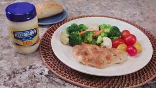 Parmesan Crusted Chicken Recipe  Hellmanns® [upl. by Aneekal]