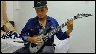 Semangat Lamina  Lefthanded Guitar Cover Intro Solo [upl. by Calica]