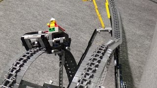 LEGO  Awesome Roller Coaster with Double Loop  Achterbahn  by üfchen 10261 [upl. by Glendon770]