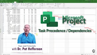 MS Project 4  Task Precedence or Dependencies [upl. by Encrata]