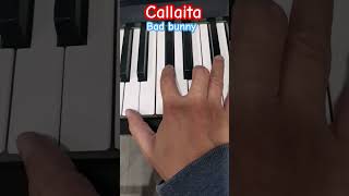 Callaita pianotutorial music bad bunny [upl. by Adnilreh]