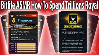 BITLIFE ASMR Rich Famous Trillionaire How To Spend Trillions ROYAL UPDATE 2021 Still Working [upl. by Molohs]