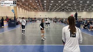 Lone Star Classic Day 2 UVC vs Tx Legacy 14 Set 1 [upl. by Coleville]