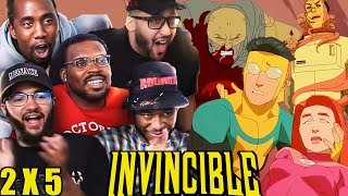 THINGS GOT CRAZY Invincible 2 x 5 ReactionReview [upl. by Nagol]