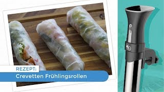 Frühlingsrollen mit SousVide Crevetten [upl. by Noby427]