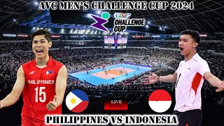 Mens Division Challenge Cup 2024  Classification MatchPHILIPPINES vs INDONESIA Live Score [upl. by Oam620]