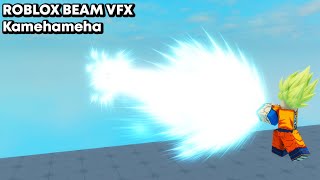 Roblox Beam VFX  Kamehameha Custom Textures After Effects amp Photoshop [upl. by Yeslehc]