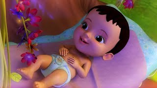 விண்ணிலே ஒளி வீசும் பாப்பா பாடல்  Tamil Baby Songs amp Lullabies  Infobells [upl. by Errised]