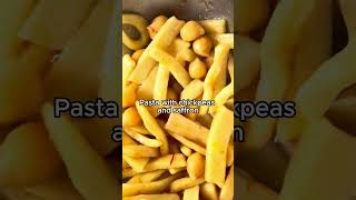 Homemade pasta with chickpeas and saffron chickpeas saffron pasta slowcooking [upl. by Metts]