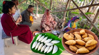 ভাজা পুলি পিঠা রেসিপি  Bengali Pitha Recipe [upl. by Theurich375]