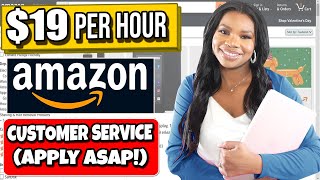 Amazon Customer Service Representative  Work from Home Jobs  19Hour  Apply Now [upl. by Karp]