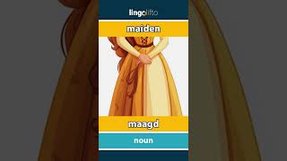 🇬🇧🇳🇱 maiden  maagd  vocabulary builder  learn English  laten we Engels leren [upl. by Heydon5]