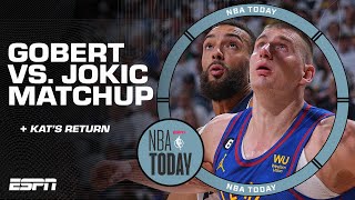 Rudy Gobert vs Nikola Jokic amp KATs timeline ahead of TimberwolvesNuggets matchup 🍿  NBA Today [upl. by Osterhus]