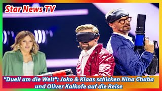 Duell um die Welt Joko amp Klaas schicken Nina Chuba und Oliver Kalkofe auf die Reise [upl. by Anairb]