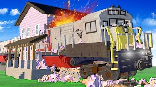 TRAIN CRASHES INTO HOUSE Teardown [upl. by Ejrog]