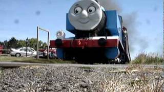 Real Thomas The Tank Train Runs Past My Camera [upl. by Magbie]