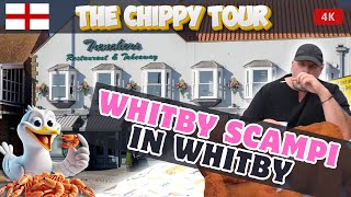 Chippy Review 47 Trenchers Whitby Delicious Whitby Scampi in Whitby 🍤 [upl. by Ensoll]