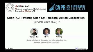 OpenTAL Towards Open Set Temporal Action Localization  CVPR 2022 [upl. by Sylirama]