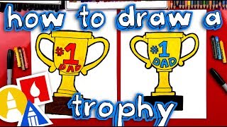 How To Draw A Trophy For Fathers Day [upl. by Koenraad627]