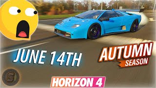 June 14TH AUTUMN FORZATHON SHOP Forza Horizon 4 Series 23 Forzathon Shop How To Get Lambo Diablo GTR [upl. by Ruhnke]