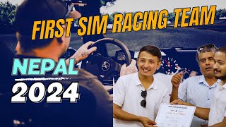 FIRST TIME IN NEPAL  SIM RACING rajkumarkarki46 [upl. by Gnauq]