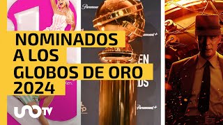 Globos de Oro 2024 quotBarbie” y quotOppenheimerquot lideran las nominaciones [upl. by Ennazor]